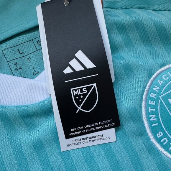Adidas Inter Miami 2024/2025 home jersey in mint, size L, NWT - Picture 5 of 9